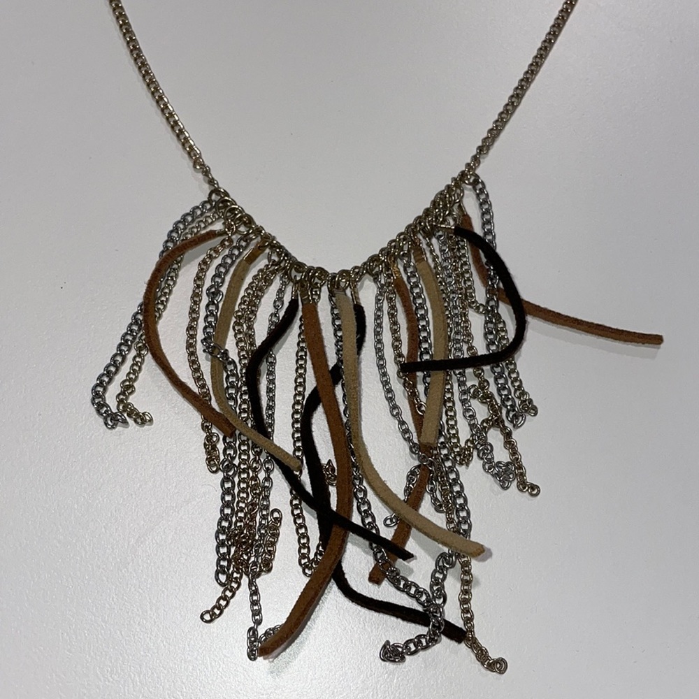 NUDE AE TRIBAL FRINGE NECKLACE